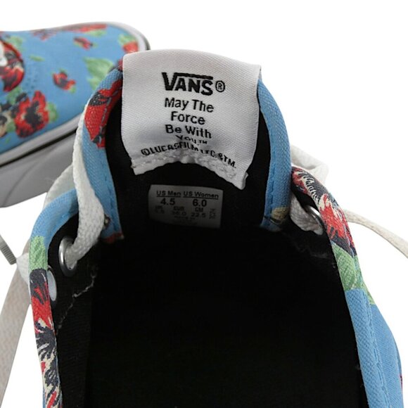 Vans Star Wars Yoda Floral Aloha Sneakers Unisex 4.5M/6W  Limited 2014 Kawaii - Picture 11 of 14